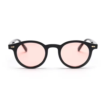 Мъжки Поляризирани Слънчеви Очила Women TR90 С Кръгли Цветни Лещи, Маркови Реколта Очила с UV400 За Шофиране, Очила с Високо Качество