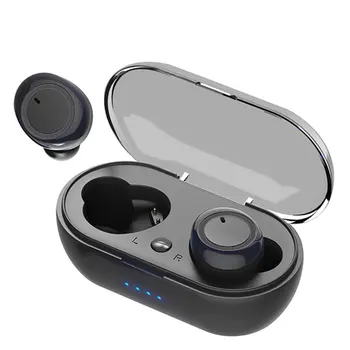 Y50 Bluetooth-съвместими Слушалки Безжични Слушалки стерео слушалки Спортни Слушалки с Микрофон и зарядно устройство ще захранване на Кутия За Смартфон