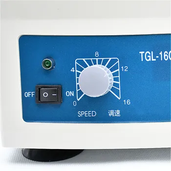 Високоскоростна центрофуга 16 000 об/мин Многофункционална лаборатория центрофугира TGL-16G с безстепенна настройка на посоката на скоростта на 0,2 мл/ 0,5 мл/ 1,5 мл/ 5 мл