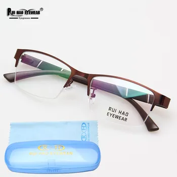 Рамки За Очила Без Рамки Мъжки Оптични Очила, Рамки За Очила От Ултра-Леки Сплави Руи Hao Eyewear 961