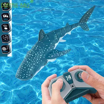 Интерактивна имитация пъзел дистанционно управление акула отдалечената зареждане пародия китова акула детска играчка лодка happy vd65