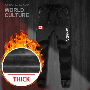 Канада Канадците CA CAN мъжки панталони джоггеры гащеризон спортни панталони, спортни спортни фитнес флисовые тактически ежедневни национални кънтри гамаши