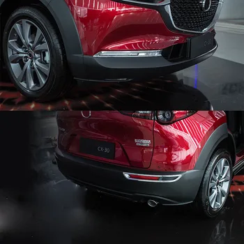 За Mazda CX30 CX-30 2020 2021 ABS Хромирана Автомобилна Задната Противотуманная светлината на Прожекторите, Накладки, Стикер, за Украса на Задната Броня, Лампа, Аксесоари За подреждане