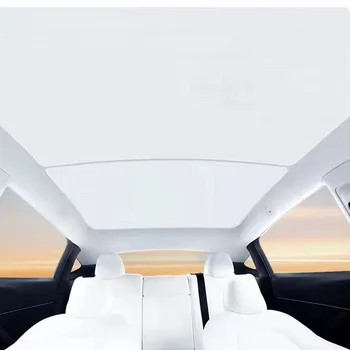 За Tesla, Модел 3 2019-2021 2022 модел Y Преден Заден Люк на покрива Предното стъкло Люк На Покрива Щори Слънчеви Очила Стъклен Покрив Козирка