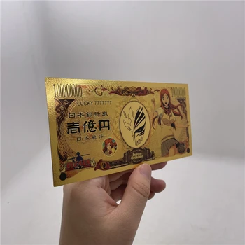 10 вида японски избелващ злато Аниме банкноти Класически Детски Спомен Сувенир Колекция Подарък