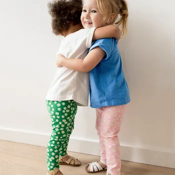 Little Maven/ Нова Лятна Детска Тениска с къс кръгло деколте, синя Апликация с уши Заек, Трикотажни Памучни Ежедневни Тениски за момиче от 1 до 6 години