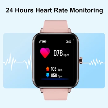 2021 Cubot C7 Умен Часовник IP68 Водоустойчив Монитор на Сърдечната Честота на Кислород в Кръвта Фитнес Спортни Смарт Часовници за Мъже, Жени За Android и IOS