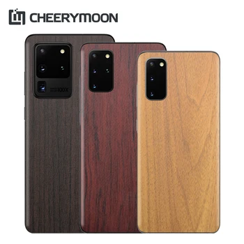 Дървен Декоративен Телефон За Samsung Galaxy Note 20 Ultra 10 9 S21 S20 S9 Протектор S10 Плюс Стикери На Гърба На Филм