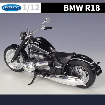WELLY 1/12 BMW R18 2020 Molded Модел на Мотоциклет Играчка Кола Колекция Автобайк Шорк-Амортисьор Офроуд Автоцикл Играчки за Кола