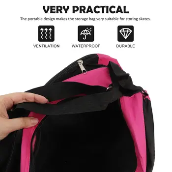1Pc Удебелена Чанта За Съхранение на Ролери, Ice Skates Storage Bag Чанта За Съхранение На открито